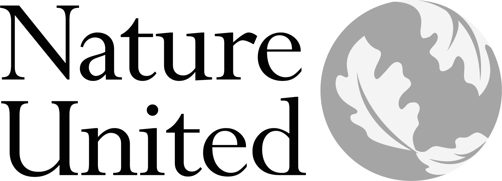 NatureUnited_Logo_Black – greyscale